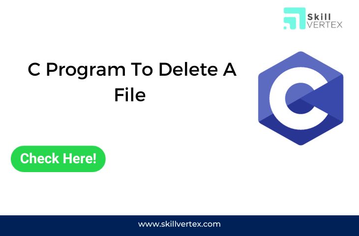 C Program To Delete A File