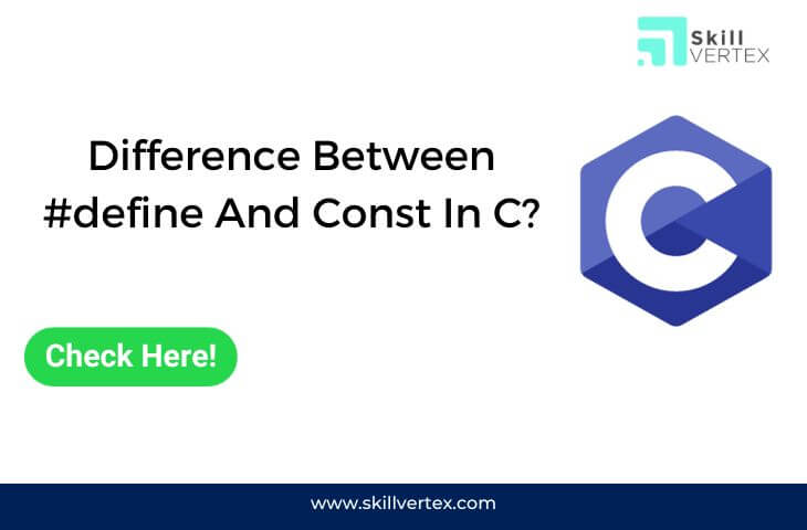 Difference Between #define And Const In C?