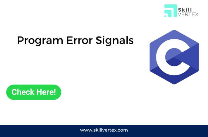 Program Error Signals
