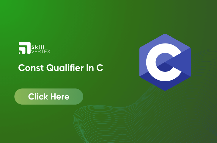 Const Qualifier In C
