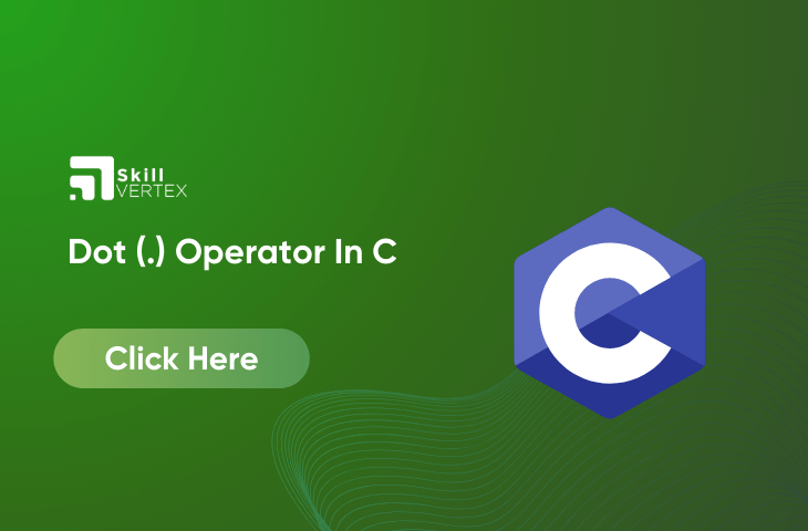 Dot (.) Operator In C
