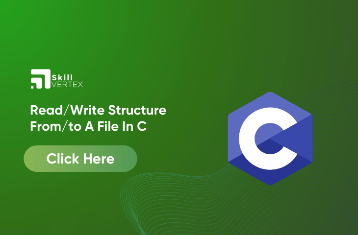Read/Write Structure From/to A File In C