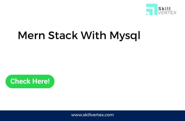 Mern Stack With Mysql